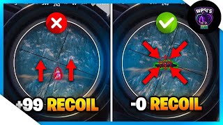 STOP YOUR RECOIL IMMEDIATELY IN PUBG MOBILEBGMI  TIPS amp TRICKS GUIDETUTORIAL [upl. by Jesh]