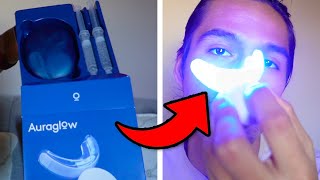 What To Expect With The Auraglow Teeth Whitening Kit [upl. by Triplett190]