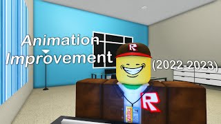 Animation Improvement 20222023  Roblox animation [upl. by Rahs]