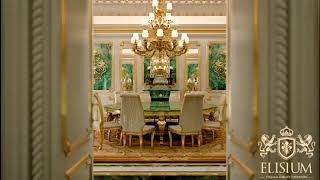 Prestigious Luxury Interior Design with Malachite Green [upl. by Cochard]