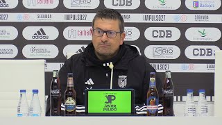 Rueda de prensa postpartido de Iñaki Alonso tras el CD Badajoz 0 Atlético Paso 1 [upl. by Noryt]