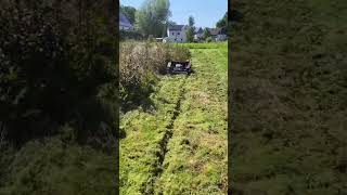 The best lawn mowerVTLM800 remote control tracked lawn cutting machine [upl. by Yrelav]