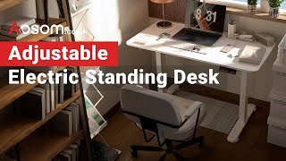 HOMCOM Adjustable Electric Standing Desk [upl. by Adham]