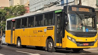 222 VILA ISABEL x GAMBOA via UERJ itinerário em dias de eventos no estádio do Maracanã [upl. by Lux]