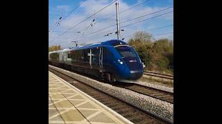 Avanti West Coast Class 805 Evero Blasts Through Northallerton Station At Speed class805 train [upl. by Simah]