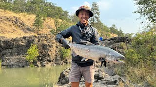 BOBBER FISHING FOR FALL CHINOOK SALMON [upl. by Aitahs223]