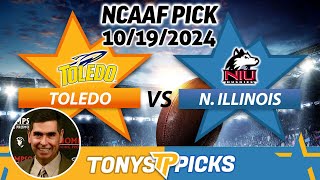 Toledo vs Northern Illinois Pick 101924 NCAAF Week 8 Predictions [upl. by Elrem647]