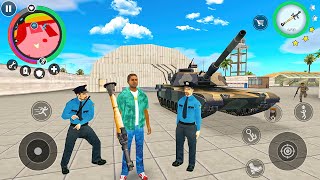 Gangs Town Story Escaping From Police  Open World Game  Android Gameplay [upl. by Ecirtap]