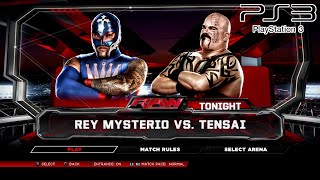 WWE 2K14 PS3  Rey Mysterio VS Tensai  KO Match 2KmClassic [upl. by Millisent656]