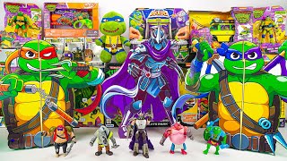 Teenage Mutant Ninja Turtles Unboxing ASMR  Leonardo Collection Toys  Giant Leonardo Donatello Box [upl. by Hayilaa923]