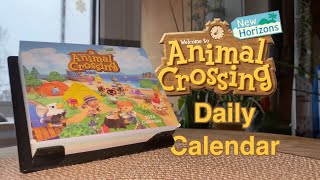 Animal Crossing DaytoDay Calendar in 2024 📅  Unboxing and overview [upl. by Aicre]