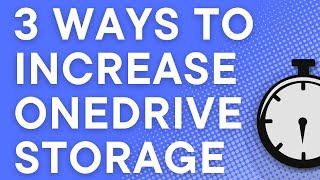 OneDrive storage full 3 easy ways to increase OneDrive storage 2023 [upl. by Langham616]