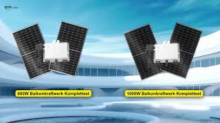 Balkonkraftwerk SOLAR Testsieger Stiftung Warentest Photovoltaik [upl. by Jsandye]