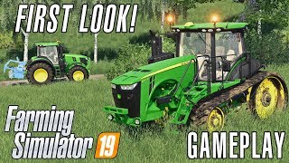 Farming Simulator 19  First Look Gameplay [upl. by Emia]