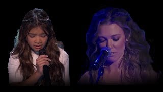 Angelica Hale and Rachel Platten quotFight Songquot Original vs Version MelB said WHAAAA [upl. by Papke]