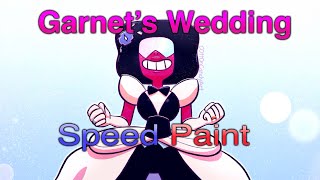 Garnet’s Wedding Steven Universe Speed Paint [upl. by Elocyn]