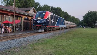 Amtrak P370 Pere Marquette With Phase 7 Livery ALC42 At St Joe MI 71124 [upl. by Ky]