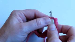 Flat Hook Slip Stitch Crochet [upl. by Oiramrej77]