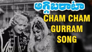 Aggi Bharata Telugu Movie Video Songs  Cham Cham Gurram Song  NTR  Rajashri  B Vittalacharya [upl. by Elidad126]