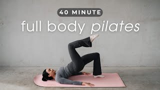 40 MIN FULL BODY PILATES WORKOUT  At Home Pilates All Levels of Fitness [upl. by Saire]