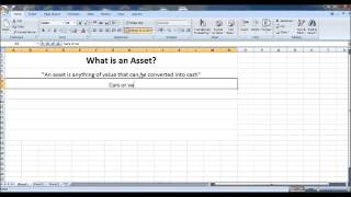 Free Online Bookkeeping Course 3  What is an Asset [upl. by Any420]