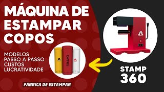 Melhor máquina para estampar COPOS  Serie 5 Passos para montar sua fábrica de estamparia RIMAQ [upl. by Imiaj185]