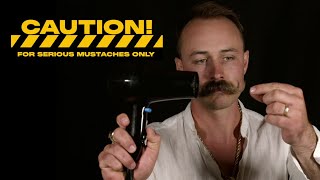 How To Style The Perfect Handlebar Mustache  Death Grip AllNatural Extra Strong Extra Tacky Wax [upl. by Acker]