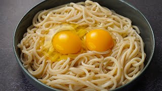 Cook the Spaghetti and Eggs this way the result is amazing and delicious Toasted [upl. by Ayhtnic]