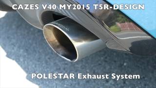 VOLVO V40 POLESTAR ExhaustSystem sound [upl. by Acirea]