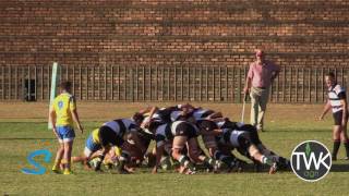 School Rugby Action  1st Ermelo vs HTS Witbank 100617 [upl. by Ava57]