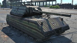 War Thunder Maus German Super Heavy Tank Gameplay 1440p 60FPS [upl. by Aitselec]