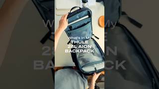 What I pack in my Thule Aion Backpack 28L 🎒 thule backpack edc [upl. by Bensen]