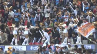 Korean Baseball Cheerleaders  Lotte Giants [upl. by Adlar]