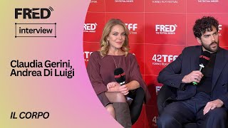 Intervista Claudia Gerini e Andrea Di Luigi  IL CORPO  42° Torino Film Festival [upl. by Cadmann]