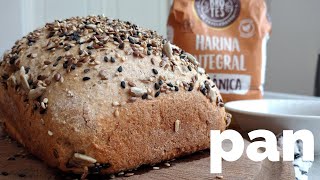 Como hacer PAN INTEGRAL casero y ESPONJOSO  receta FACIL  LA MEJOR RECETA de🍞 [upl. by Apple815]