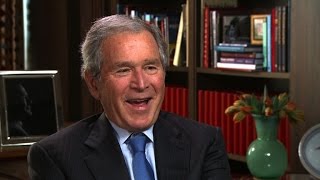 George W Bush on his dads brush with LBJs salty humor [upl. by Oisor]