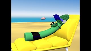 Relaxing Day at the Lagoon VeggieTales Animation [upl. by Etteuqaj]