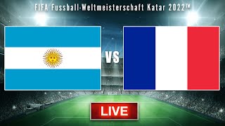 🔴ARGENTINIEN vs FRANKREICH  FIFA WM 2022  Live TALK [upl. by Morgana]