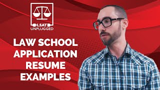 Law school application resume examples [upl. by Erastes953]