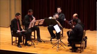 Anton Reicha Woodwind Quintet in Eb major op88 no2 [upl. by Erodaeht]