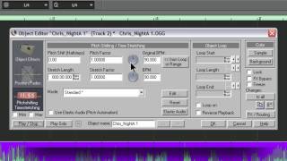 Samplitude  The Object Editor a Guided Tour 17PitchshiftingTimestretching [upl. by Ardnikal]