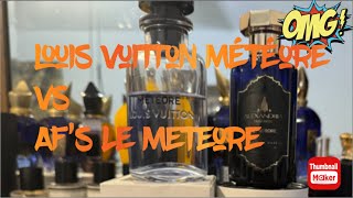 Louis Vuitton Météore vs Alexandria fragrance le Meteore clone [upl. by Wolfie]