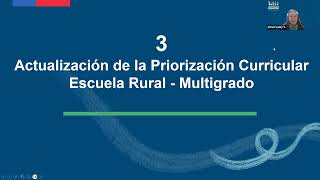 Actualización de la Priorización Curricular Orientaciones Didácticas Escuela Rural [upl. by Enaols]