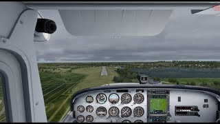 EGTR Elstree Aerodrome Prepar3d v4 Approach and Landing [upl. by Aettam]