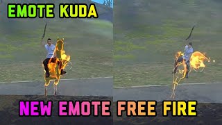 Emote Horse Free Fire  Emote Kuda FF  New Emote FF [upl. by Livvy]