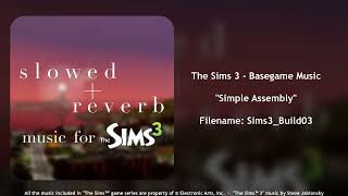 Basegame Slowed  Reverb music for The Sims 3  Mod Preview [upl. by Lehcar]