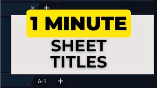 Automate Sheet Titles in Title Block Very Easy with AutoCAD Fields [upl. by Ocsisnarf]