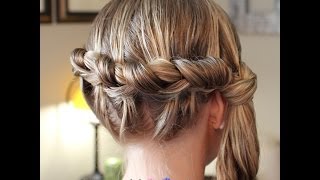 How To Side Knotted Braid  Pretty Hair is Fun [upl. by Inafit]