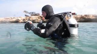 A quick Drysuit Orientation in Green Bay Cyprus [upl. by Thomasine]