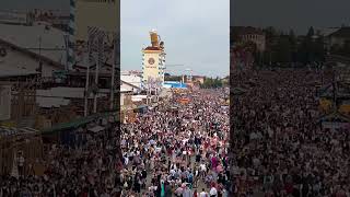 Oktoberfest 2024 in Munich oder Wiesn Wahnsinn 2024 😀 oktoberfest wiesn2024 fun beer munich [upl. by Esiouqrut]